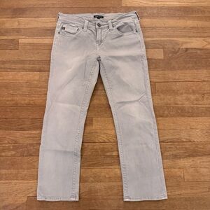 Dear John women's grey straight leg chino ankle pants size 29
 b6